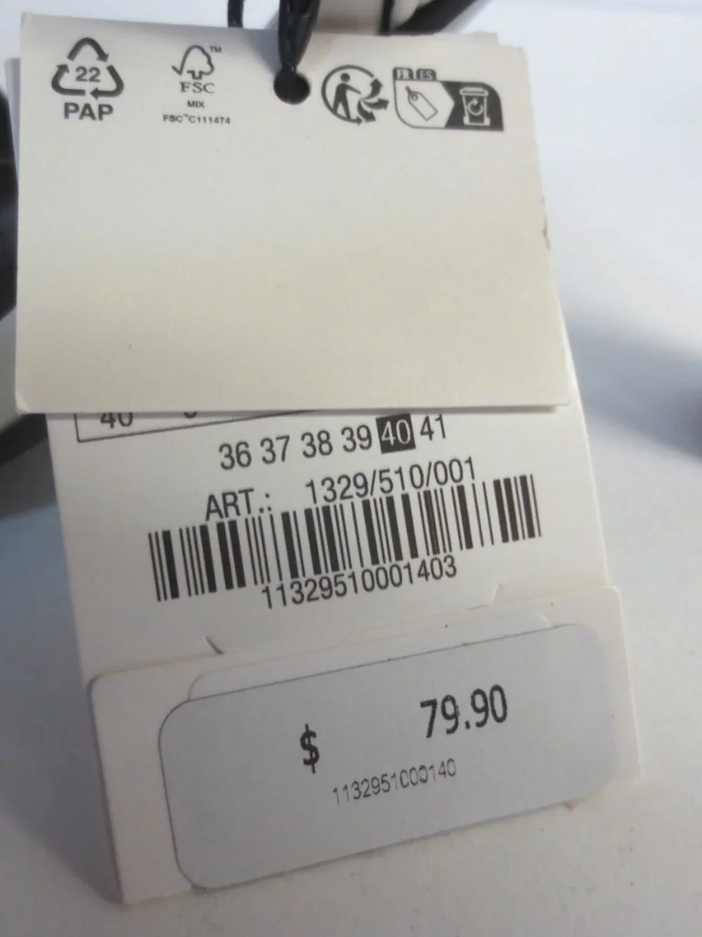 ZARA WOMEN'S HIGH HEEL SANDALS - CREAM/BLACK - US 9 - Picture 7 of 7